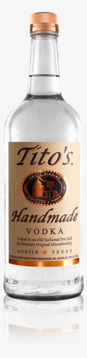 Vodka - Titos - - Tito's Handmade Vodka 1 L PNG Image | Transparent PNG ...