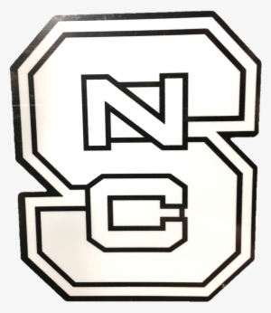 Nc State Block Letters Nc State Wolfpack White Block S Dizzler - North Carolina State Wolfpack ...
