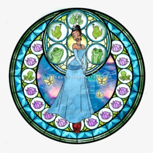 Princess Ariel Kingdom Hearts Stain Glass Circle By Disney Princess Kingdom Heart Png Image Transparent Png Free Download On Seekpng