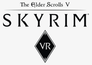 #e32017 The Elder Scrolls V - Skyrim Vr Logo Png