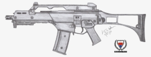 Artists Drawing Gun For Free Download On Mbtskoudsalg - Drawings Of G36c