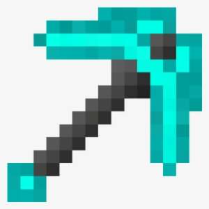 Minecraft Diamond Sword Transparent Background Minecraft Diamond Pickaxe Png Png Image Transparent Png Free Download On Seekpng