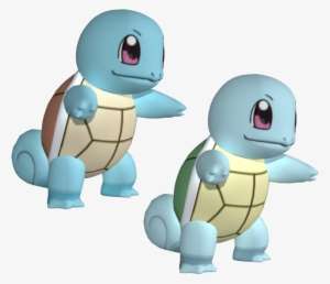 Squirtle Pokemon Free Model Dae Free Png Charmander - Squirtle 3d Model