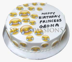 Mix Emojis Cake - Birthday Cake PNG Image | Transparent PNG Free