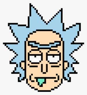 Rick - Rick And Morty Pixel Art PNG Image | Transparent PNG Free ...