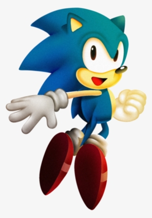 Classic Sonic By Theleonamedgeo On Deviantart - Sonic The Hedgehog PNG ...