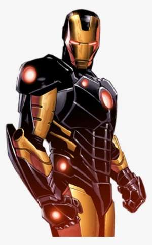 Iron Man Black Suit Iron Man Marvel Now Armor Png Image Transparent Png Free Download On Seekpng