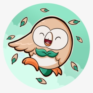 Sleepy Rowlet - Wallpaper PNG Image | Transparent PNG Free Download on ...