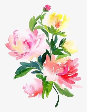 Flowers Watercolour Flowers Flowers In Watercolour Acuarela Flores De Pintura Png Image Transparent Png Free Download On Seekpng