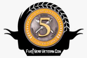 5 Year Veteran Coin Cs - Counter-strike: Global Offensive PNG Image ...