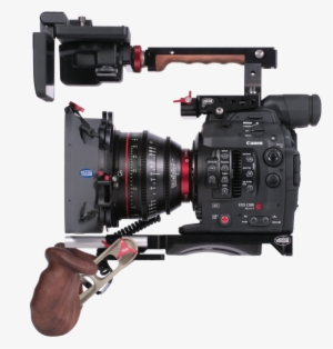 A Vocas C300 Mkii Shoulder Rig - C300 Mark Ii Rig PNG Image ...
