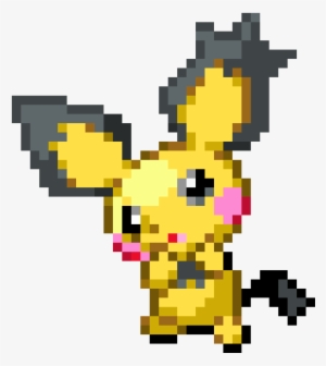 Pichu - Spiky Eared Pichu Sprite PNG Image | Transparent PNG Free Download  on SeekPNG