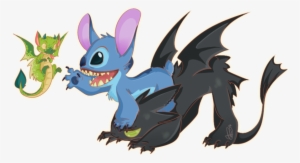 Youtube How To Train Your Dragon Transprent - Lilo And Stitch How To Train Your Dragon