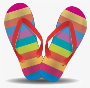 Flip Flops Shoe Art - Beach Sandals Clipart PNG Image | Transparent PNG ...