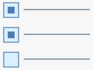 This Icon Has 3 Check Marks On Top Of Each Other On - Parallel PNG ...