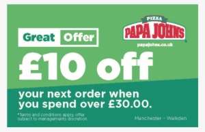 Papa Johns Business Cards Papa Johns Gift Card Png Image