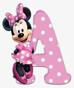 Abecedario De Minnie Mouse Rosa Para Imprimir