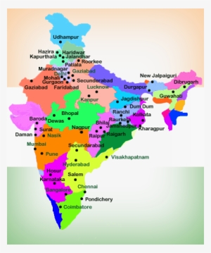 Nasik In India Map India Map - Ranchi In India Map Png Image | Transparent Png Free Download  On Seekpng