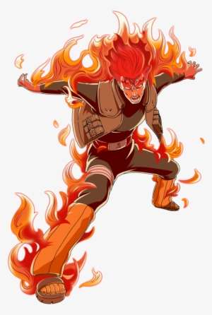 Might Guy Eight Gates Might Guy 8 Gates Png Image Transparent Png Free Download On Seekpng