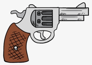 How To Draw A Gun Easy & Simple - Drawing Of Gun Easy