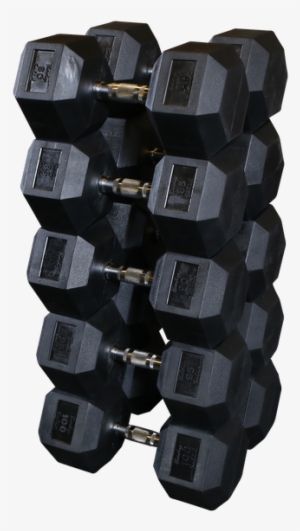 Sdrs900 Rubber Hex Dumbbell - Body Solid Rubber Coated Dumbbell Pairs 5-100lbs.