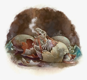 Hatching White D D Silver Dragon Wyrmling Png Image Transparent Png Free Download On Seekpng
