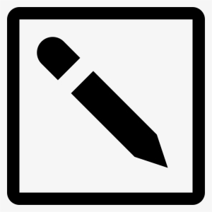Pencil Edit Square Comments - Edit Icon Square PNG Image | Transparent ...