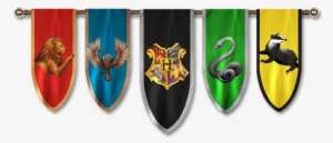 The Hogwarts - Hogwarts House Banners Png PNG Image | Transparent PNG ...