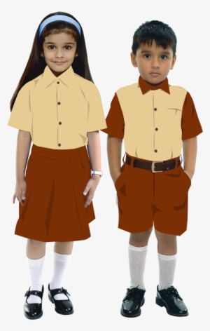 School Boy And Girl - School Uniform Images Png PNG Image | Transparent ...