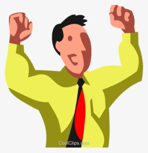 Happy Businessman Royalty Free Vector Clip Art Illustration ...