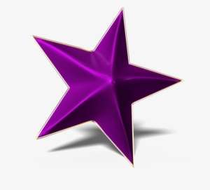 Download Star 3d Lila Golden Frame Glossy Paper Hanging Crafts Png Image Transparent Png Free Download On Seekpng