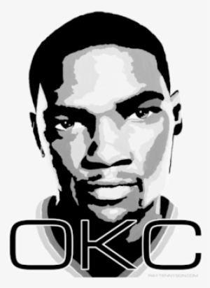 kevin durant black and white