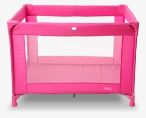 red travel cot