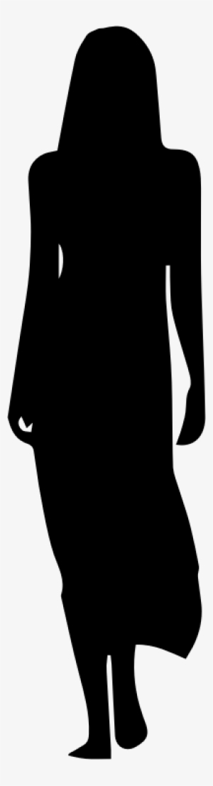 Woman In Dress Silhouette PNG Images 