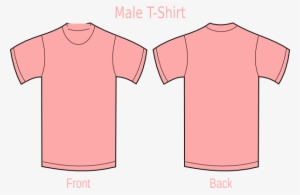 Shirt Clipart Neon Pink - Peach T Shirt 