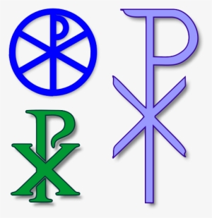 Christian Chi Rho - Roman Catholic Christianity Symbol PNG Image ...