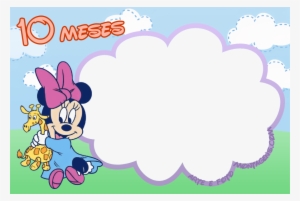 Minnie 10meses Minnie Mouse Bebe Png Image Transparent Png Free Download On Seekpng
