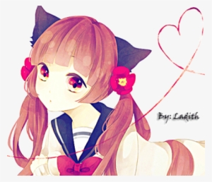 Cat Girl - Anime Cat Girl Render PNG Image | Transparent PNG Free ...