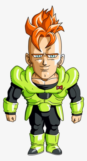 Chibi Android 16 By Maffo1989 - Chibi 16 PNG Image | Transparent PNG ...