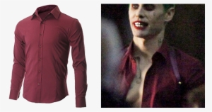 joker red shirt suicide squad