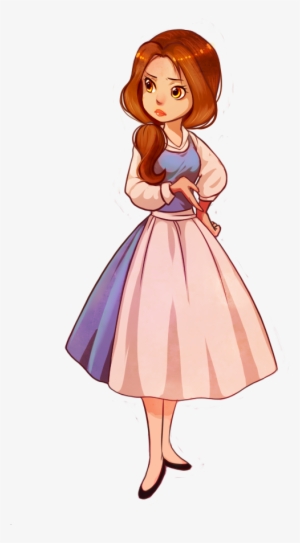 Beauty And The Beast Cute Drawings Of Belle Png Image Transparent Png Free Download On Seekpng