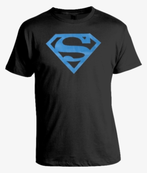 superman black logo t shirt