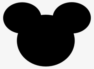 Mickey Mouse Head Silhouette Vector