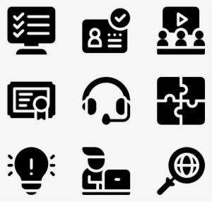 Online Learning 50 Icons - Coaching Icons PNG Image | Transparent PNG ...