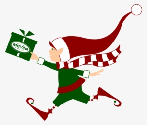 Christmas Running Silhouette PNG Image | Transparent PNG Free Download