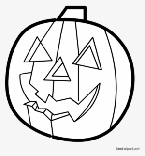 Jack O Lantern Face Clipart Graphic Black And White - Jack O Lantern ...