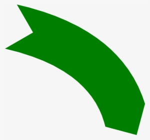 Green Curved Arrow Png Vector Free Download - Curved Banner Clip Art ...