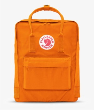 fjallraven orange backpack