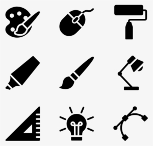 Clip Black And White Download Artist Vector Tool PNG Image ...