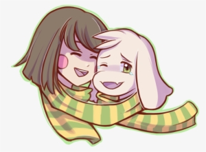 Chara X Asriel By Kaweii On Deviantart Asriel X Chara Fanart Png Image Transparent Png Free Download On Seekpng